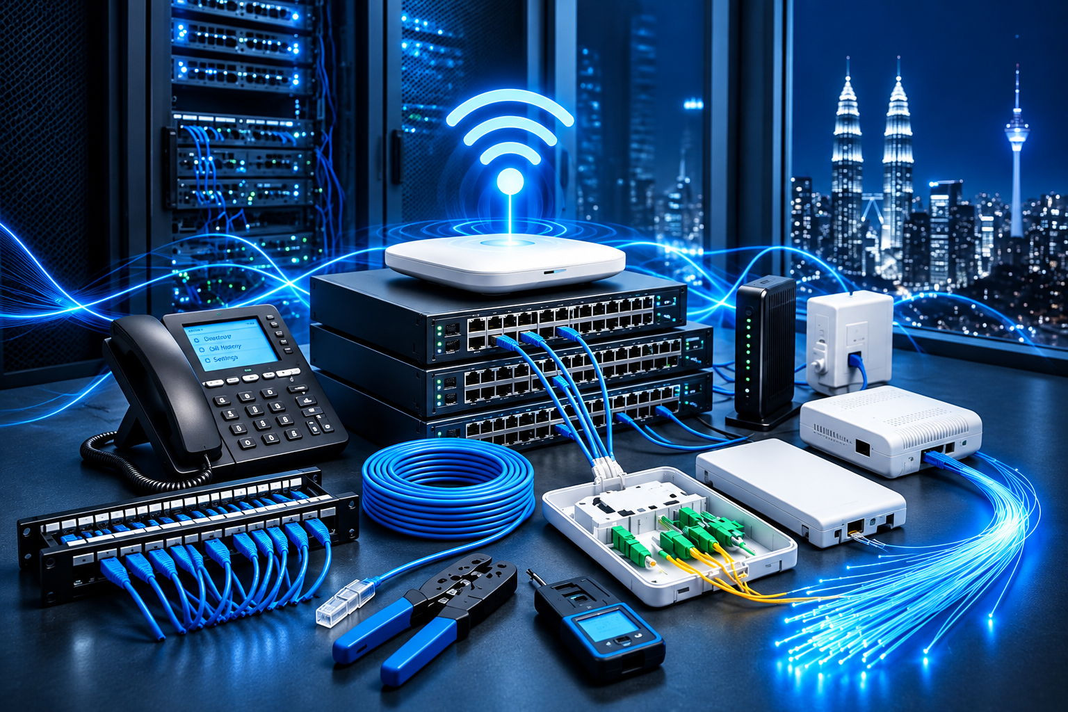 Structured cabling and network equipment